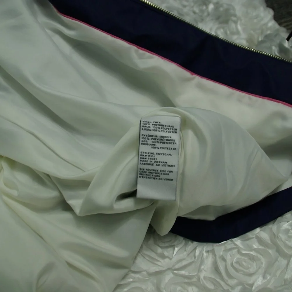 NWT Kate Spade New York Aline Raincoat Hooded Jacket Size 4 Water Resistant